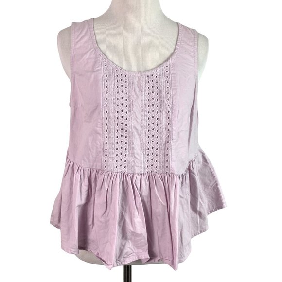 Vanessa Virginia Tops - VANESSA VIRGINIA Women's Size 8 Lavender Purple Sleeveless Tunic Blouse